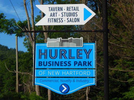 Hurley Business Park sign