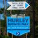 Hurley Business Park sign