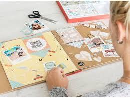 Image of child making a scrapbook