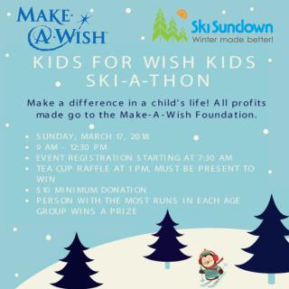 Flyer for Make A Wish Event
