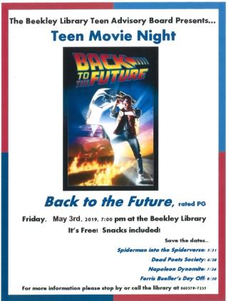 teen movie flyer